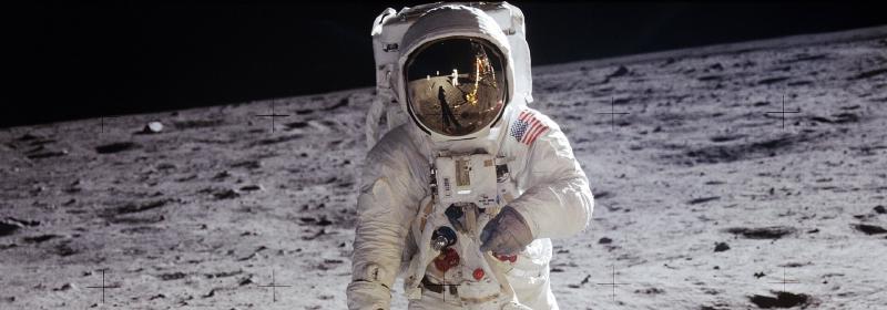 Apollo 11, Buzz Aldrin on the Moon.